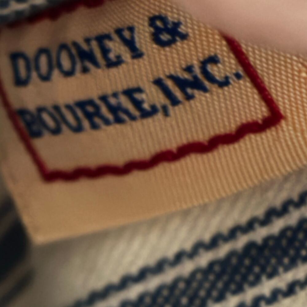 Dooney & Bourke purse light gray/sand saffiano leather 2–way satchel shoulderbag - Picture 15 of 16